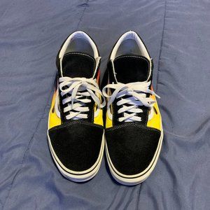 Vans Old Skool Flame Shoes Size 13